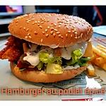 recette Hamburger au poulet épicé