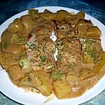 recette escalopes de porc pommes de terre/ moutarde