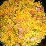 recette Risotto aux jambon blanc et petit pois