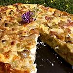 recette Gâteau de semoule rhubarbe et verveine