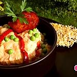 recette Risotto aux poivrons, petits pois et crème de chorizo