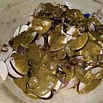 recette Champignon de Paris blonds, vinaigrette de tomates vertes