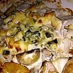 recette Côtes de porc gratiné au 4 fromages
