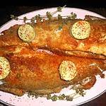 recette Merlan de ligne frit avec beurre aux herbes