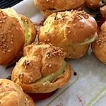 recette choux  de fatima  farci au chèvre frais et concombre