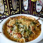 pour 16 personne : recette CUISSES DE GRENOUILLES A L'INDIENNES GRATINER