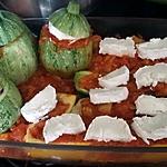 recette Courgettes farcies au chèvre