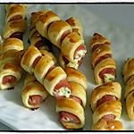 recette Feuilletés jambon boursin