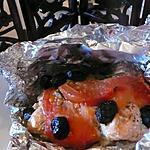 recette PAPILOTTE DE SAUMON AUX OLIVES