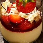 recette Panna cotta vanille fraise