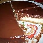 recette Cheesecake nappé au chocolat