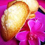 recette Madelienes aux fraises séchées