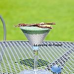 recette Smoothie kiwi coco et spiruline sur une crème de graines de chia au lait de coco