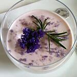 recette Panna Cotta à la violette