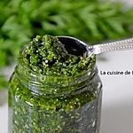 recette Pesto aux fanes de carottes