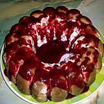 recette charlotte aux abricot et couli de framboise