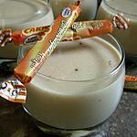 recette Semoule aux carambars coeur de chocolat.