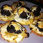 recette Minis pizzas au confit d'oignon et boudin noir
