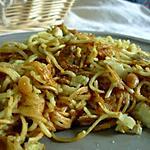 recette Lieu aux nouilles chinoises et cacahuètes...