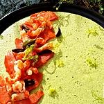 recette Panna cotta de courgette, saumon sauvage et ecrevisses