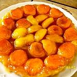 recette Tatin d'abricots et pêches