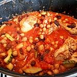 recette Tajine de poulet au pois chiches