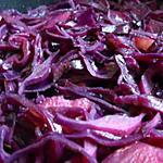 confit de vin blanc : recette Poëlée de chou rouge confit.