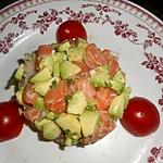 recette Tartare de saumon a l avocat
