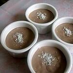 lait coco : recette Crémeux au chocolat au lait