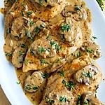 recette Poulet moutarde champignon