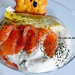 recette Verrine à la crème d'artichaut et thon en tapenade accompagnée de saumon fumé