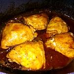 recette Mijoté de poulet aux cèpes façon basquaise
