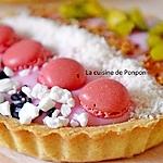 recette Une tartelette bien habillée, de rose vêtue