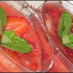 recette Soupe de fraises vanillée