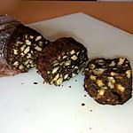 recette Saucisson au chocolat 3 ingrédients