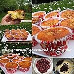 recette Muffins aux cranberries et amandes amère