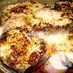 recette Gratin d'aubergine, tomates et oignons