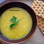 soupe potiron : recette soupe de potiron et pates