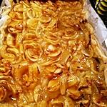recette Tarte  feuilletée XXL à la  compote de pommes vanillée