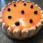 recette Bavarois aux mures sauvage et son nappage aux fruits de la passion