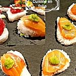 recette Nigiri sushis simples( avec le riz à sushis d'Alain Ducasse )