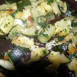 recette salade de courgette (entree chaude)