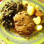 recette steack au poivre vert