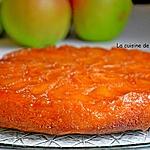 recette Gâteau tatin aux pommes caramélisées parfumé à la poudre de combava