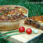 recette Tarte aubergines et courgette