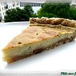 Quiche au roquefort, aux noix & au miel