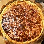 recette Tarte aux oignons rouges caramélisés