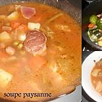 recette SOUPE PAYSANNE AU TALON DE JAMBON