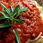 recette Sauce à spaghetti au lentille corail au poêlon