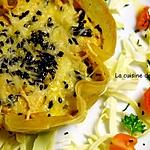 recette Tartelette de brick au thon parsemée de graines de sésame noir